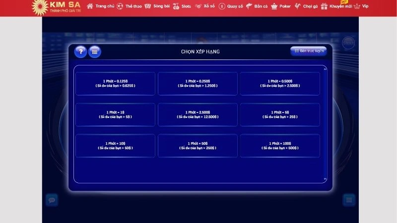 Top game tại sảnh game này