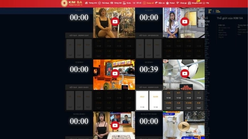 Sức hút của sảnh lô đề Kimsa