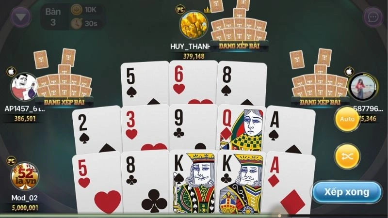 Mậu binh - tựa game được nhiều người yêu thích