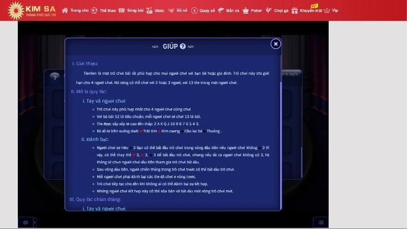 Những phiên bản tiến lên được yêu thích